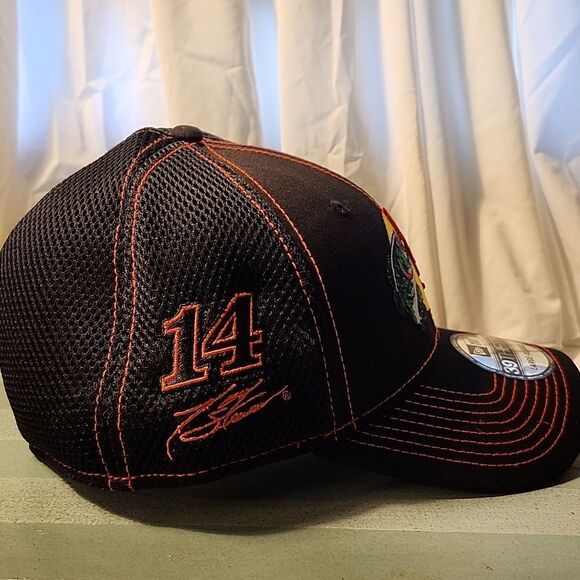 New Era Nascar Bass Pro Shops Tony Stewart 14 Scuba Stretchfit Hat - New - Picture 5 of 9